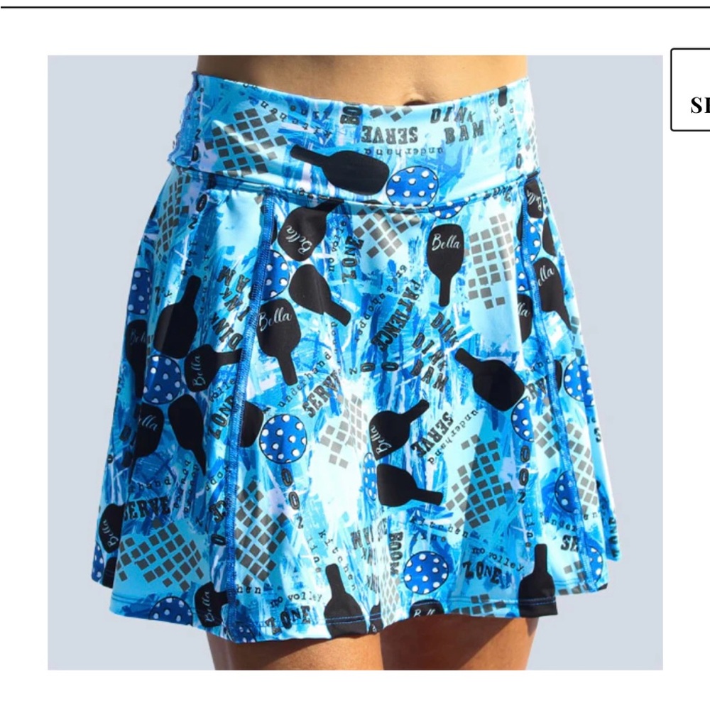 Graffiti 2-A-line Pickleball Skort